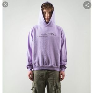 Cache Casa " Sarah Tonin" Lavender Oversize Hoodie Size S